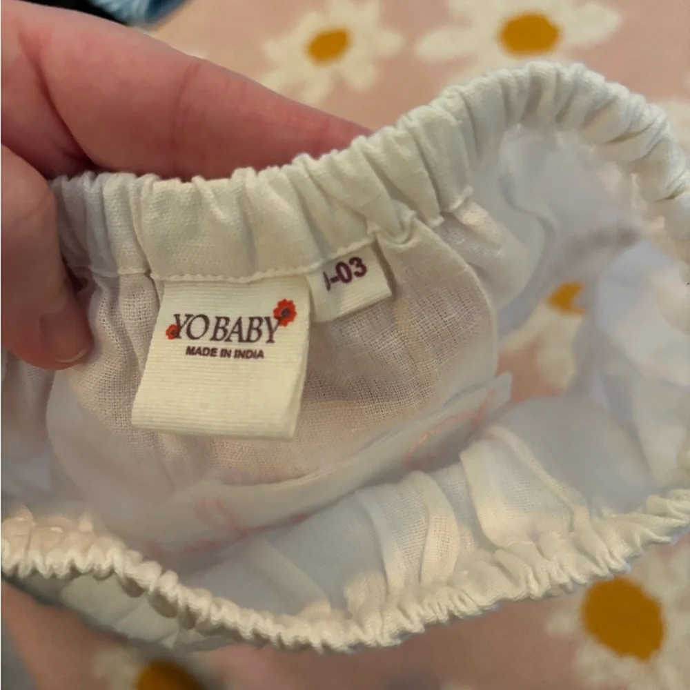Embroidered “Ruby” diaper cover for baby girl